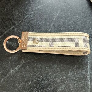 Signature Spartina 449 Beige and Gray Keychain
